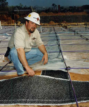 Radon Resistant New Construction Colbond EnkaVent 6128