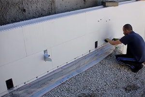 Fab-Form Monopour System for pouring Concrete footings & ICF Walls in one step